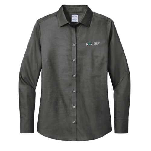 People With Disabilities - Brooks Brothers Women's Wrinkle-Free Stretch Nailhead Shirt