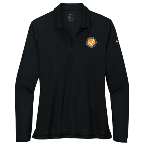 Women in Finance - Nike Women's Dri-FIT Micro Pique 2.0 Long Sleeve Polo