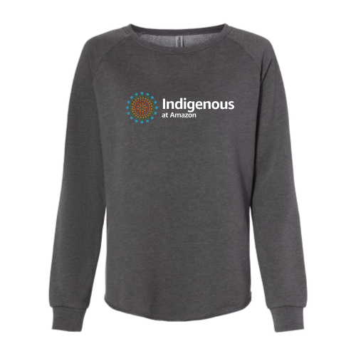 Indigenous at Amazon - Women's California Wave Wash Crewneck Sweatshirt