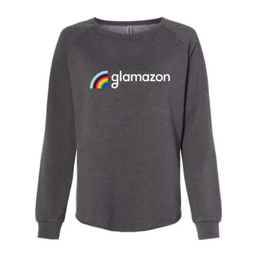 Glamazon - Women's California Wave Wash Crewneck Sweatshirt