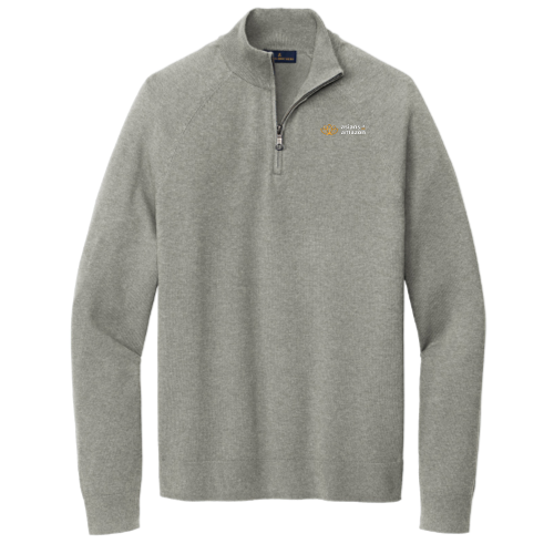 Asians at Amazon - Brooks Brothers Cotton Stretch 1/4-Zip Sweater