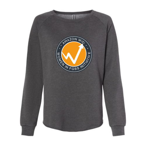 Women in Finance - Women's California Wave Wash Crewneck Sweatshirt
