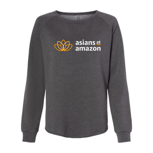 Asians at Amazon - Womens Wave Wash Crewneck