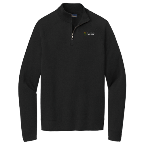 Mental Health and Wellbeing - Brooks Brothers Cotton Stretch 1/4-Zip Sweater