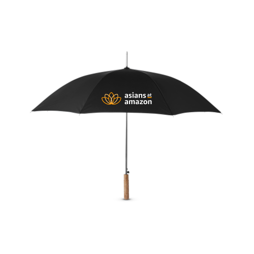 Asians at Amazon - Wood Handle Stick Umbrella