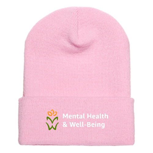Mental Health and Wellbeing - Cuffed Knit Beanie