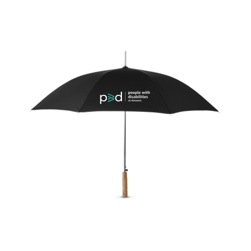 People with Disabilities - Wood Handle Stick Umbrella