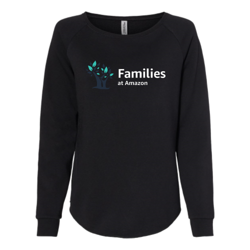 Families at Amazon - Women's California Wave Wash Crewneck Sweatshirt