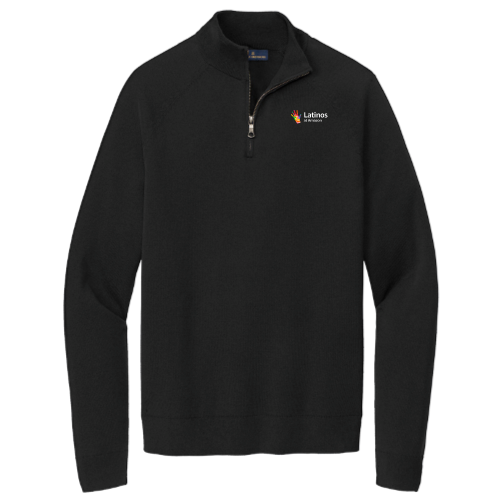 Latinos at Amazon - Brooks Brothers Cotton Stretch 1/4-Zip Sweater
