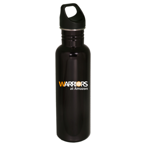 Warriors at Amazon 26oz Stainless Water Bottle