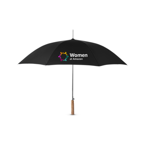 Women at Amazon - Wood Handle Stick Umbrella