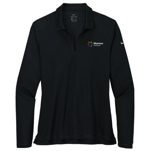 Women at Amazon - Nike Women's Dri-FIT Micro Pique 2.0 Long Sleeve Polo