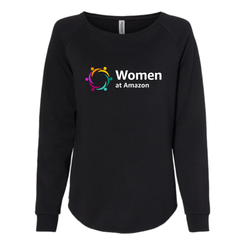 Women at Amazon - Women's California Wave Wash Crewneck Sweatshirt