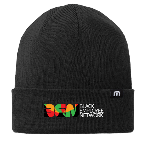 Black Employee Network - TravisMathew Solid Cuffed Beanie V1