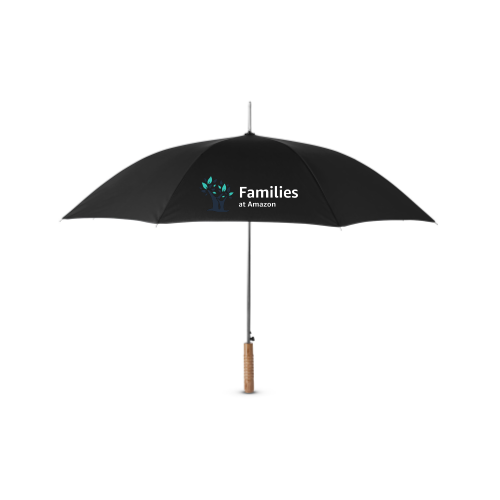 Families at Amazon - Wood Handle Stick Umbrella