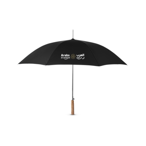 Arabs at Amazon - Wood Handle Stick Umbrella