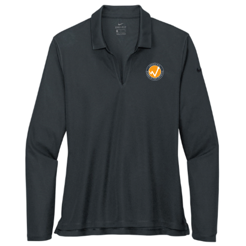 Women in Finance - Nike Women's Dri-FIT Micro Pique 2.0 Long Sleeve Polo