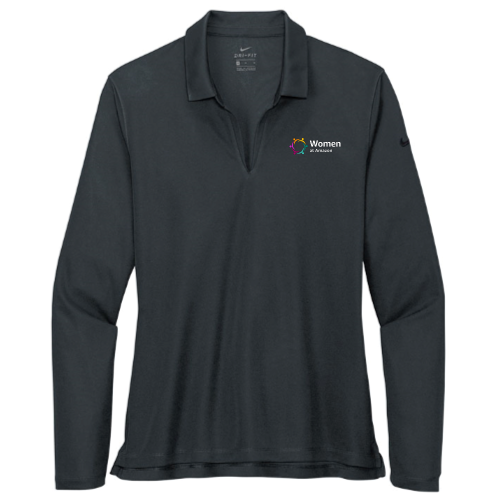 Women at Amazon - Nike Women's Dri-FIT Micro Pique 2.0 Long Sleeve Polo