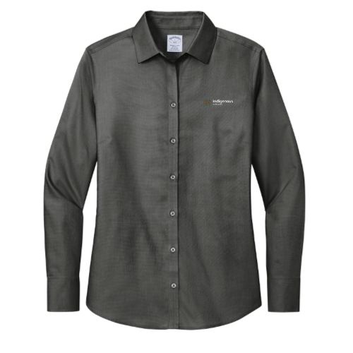 Indigenous at Amazon - Brooks Brothers Women's Wrinkle-Free Stretch Nailhead Shirt