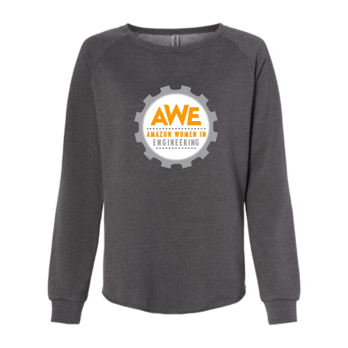 Women In Engineering - Women's California Wave Wash Crewneck Sweatshirt