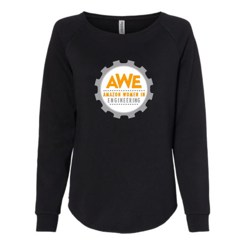 Women In Engineering - Women's California Wave Wash Crewneck Sweatshirt