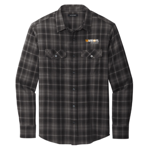 Warriors at Amazon Mens Plaid Button Up