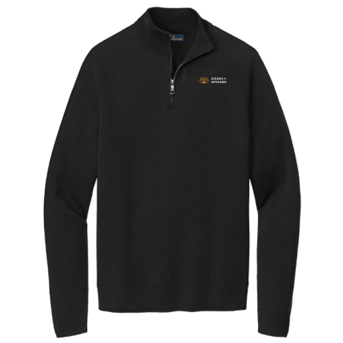 Asians at Amazon - Brooks Brothers Cotton Stretch 1/4-Zip Sweater