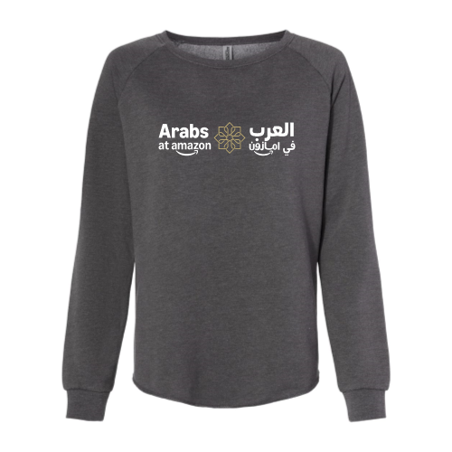 Arabs at Amazon - Women's California Wave Wash Crewneck Sweatshirt
