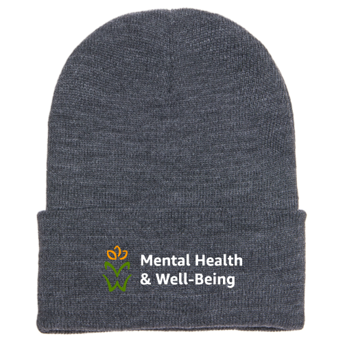 Mental Health and Wellbeing - Cuffed Knit Beanie