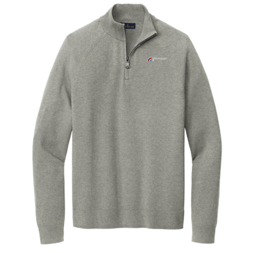 Glamazon - Brooks Brothers Cotton Stretch 1/4-Zip Sweater
