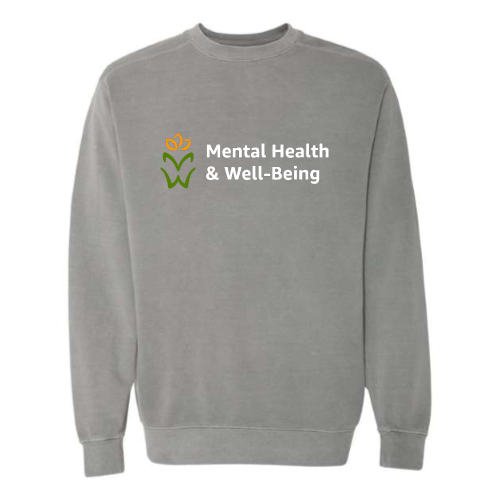 Mental Health and Wellbeing - Unisex Vintage Style Crewneck