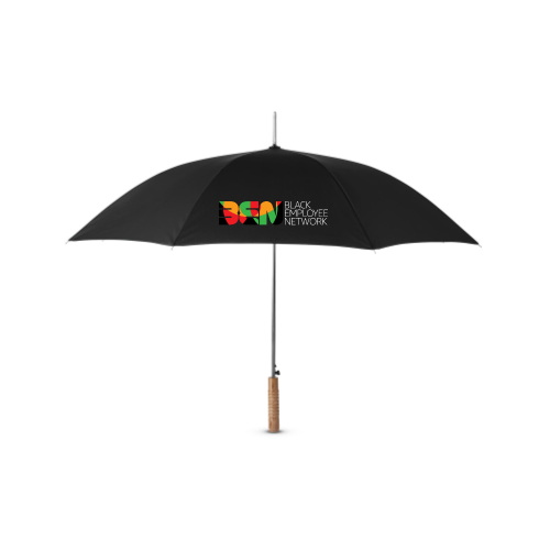 Black Employee Network - Wood Handle Stick Umbrella v1