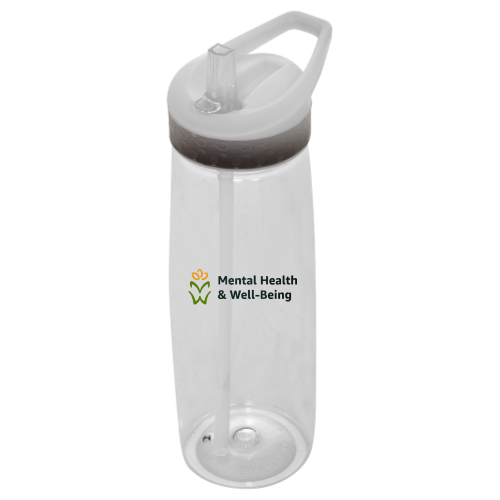 Mental Health and Wellbeing - 28oz Translucent Bottle