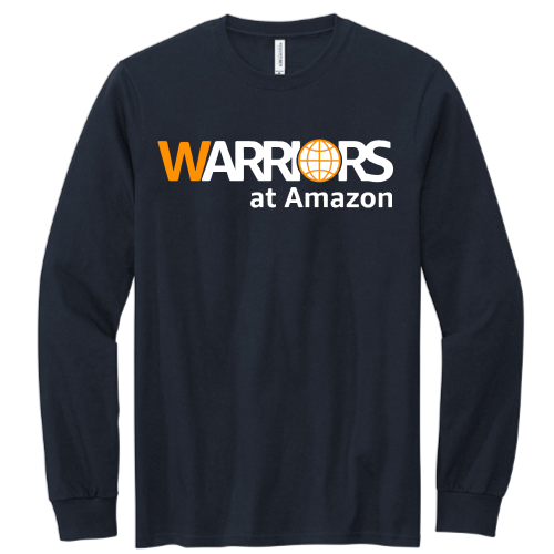 Warriors at Amazon USA Made Long Sleeve T Shirt