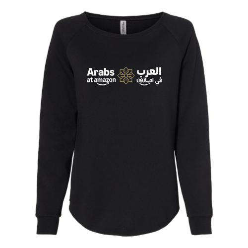 Arabs at Amazon - Women's California Wave Wash Crewneck Sweatshirt