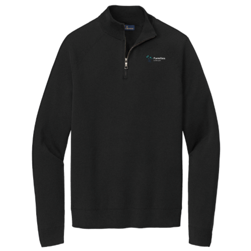 Families at Amazon - Brooks Brothers Cotton Stretch 1/4-Zip Sweater