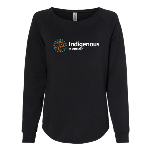 Indigenous at Amazon - Women's California Wave Wash Crewneck Sweatshirt