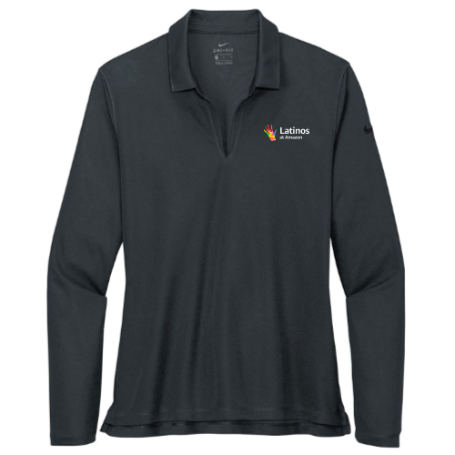 Latinos at Amazon - Nike Women's Dri-FIT Micro Pique 2.0 Long Sleeve Polo