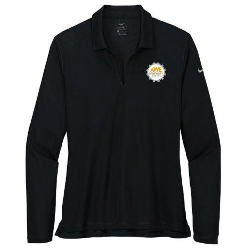 Women In Engineering - Nike Women's Dri-FIT Micro Pique 2.0 Long Sleeve Polo