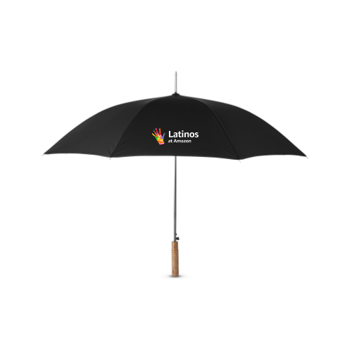 Latinos at Amazon - Wood Handle Stick Umbrella