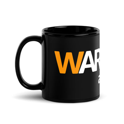UK/EU - Warriors at Amazon Black Glossy Mug
