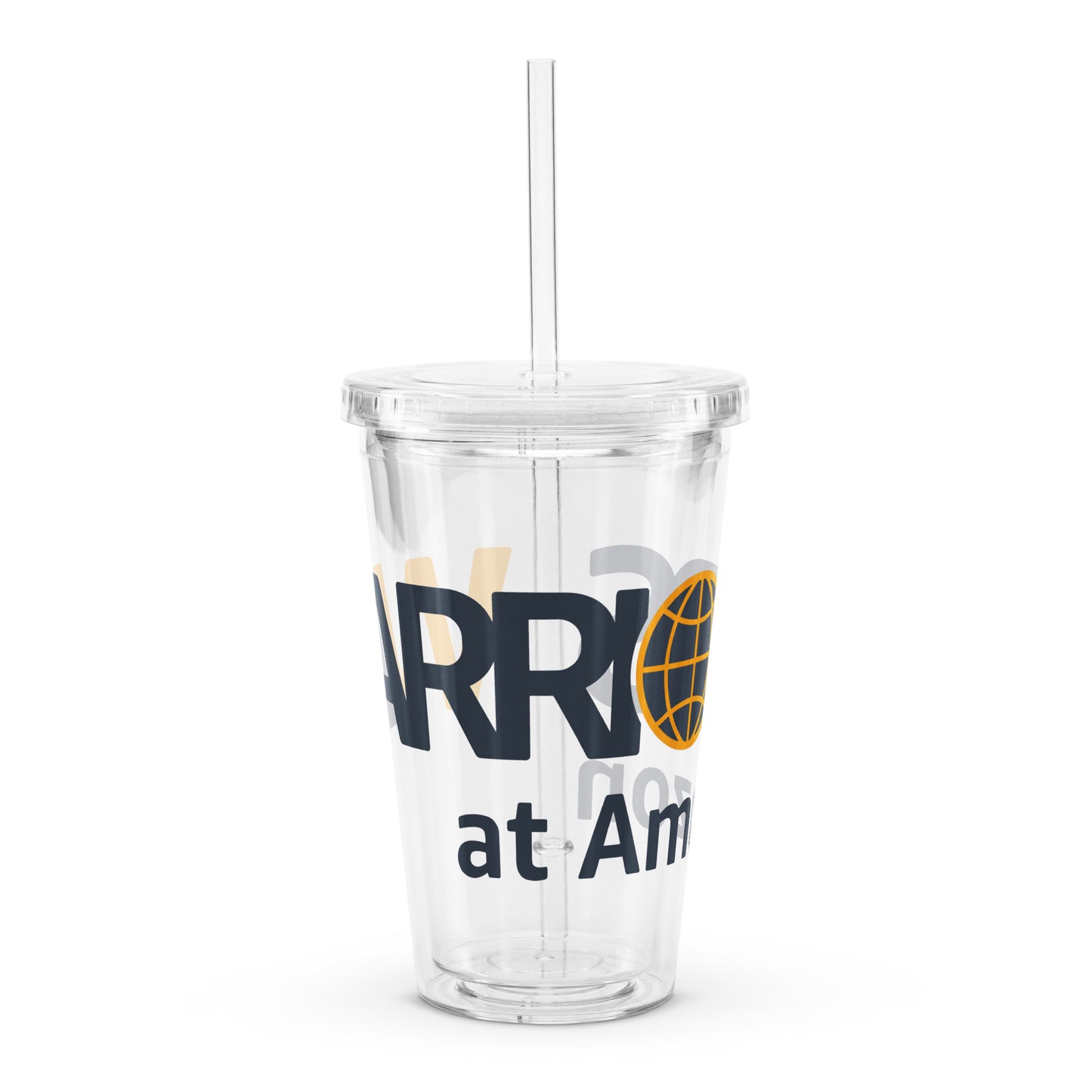 UK/EU - Warriors at Amazon Clear plastic tumbler