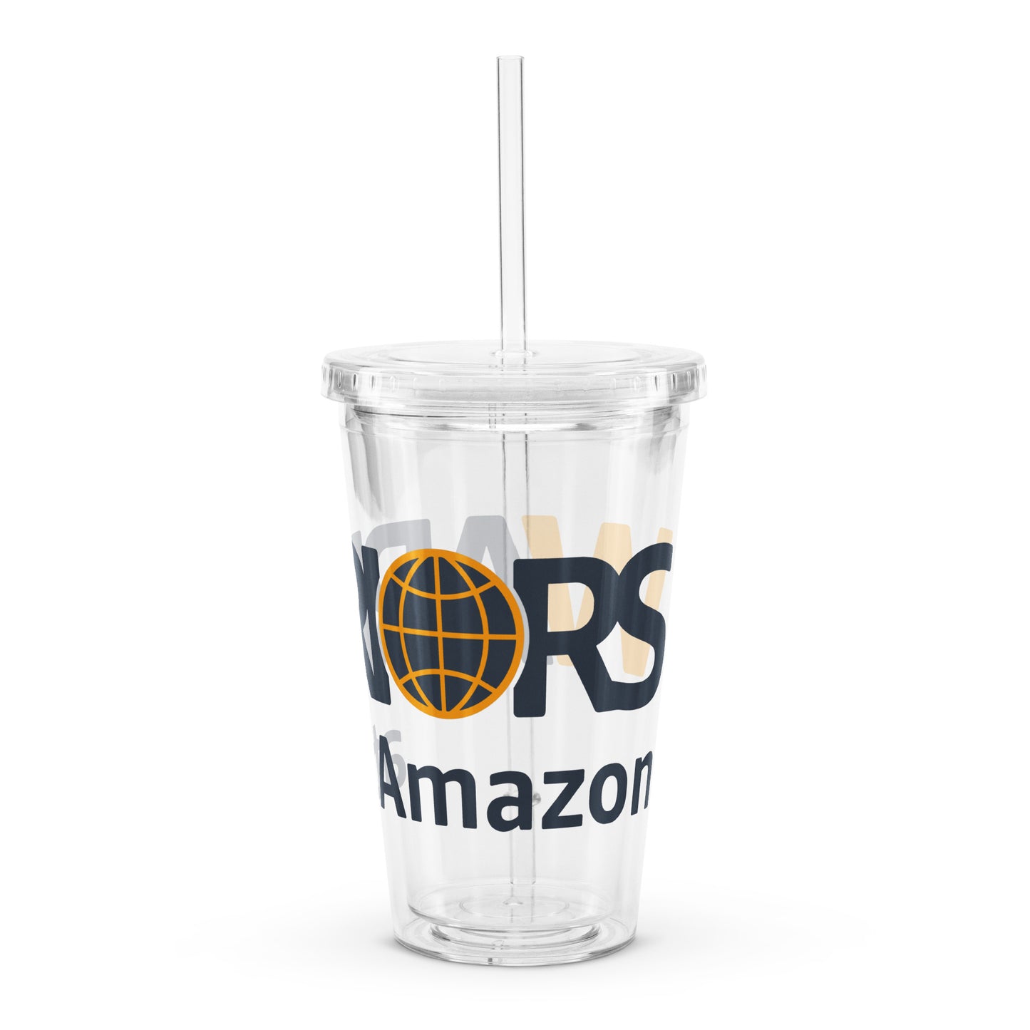 UK/EU - Warriors at Amazon Clear plastic tumbler