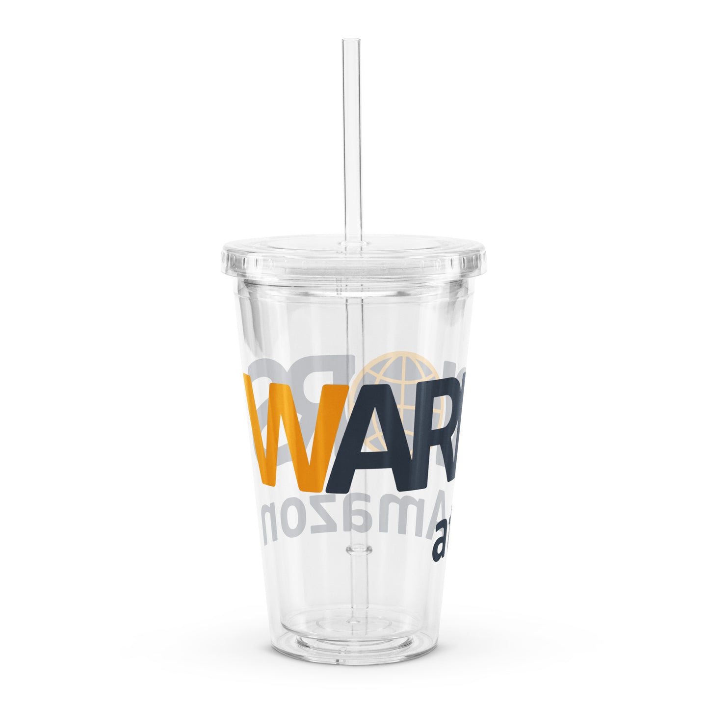 UK/EU - Warriors at Amazon Clear plastic tumbler