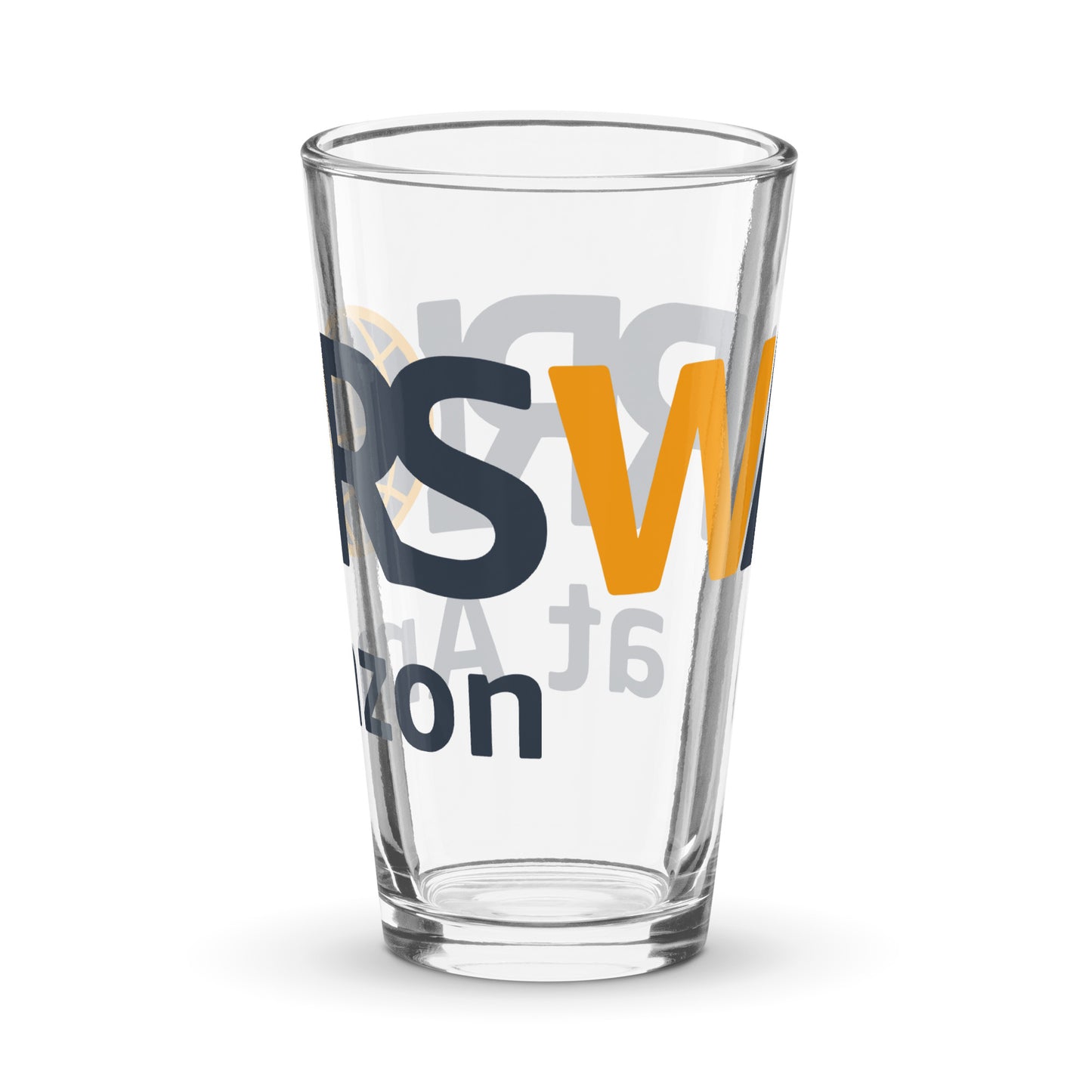 UK/EU - Warriors at Amazon Shaker pint glass