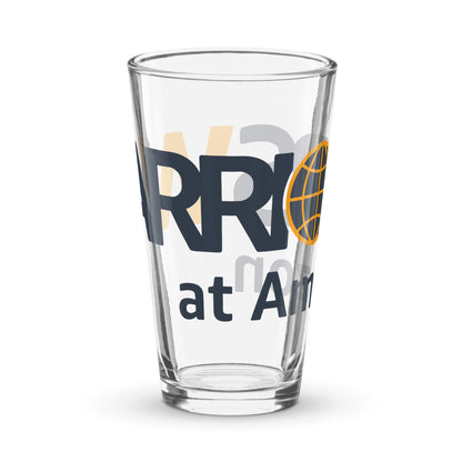 UK/EU - Warriors at Amazon Shaker pint glass