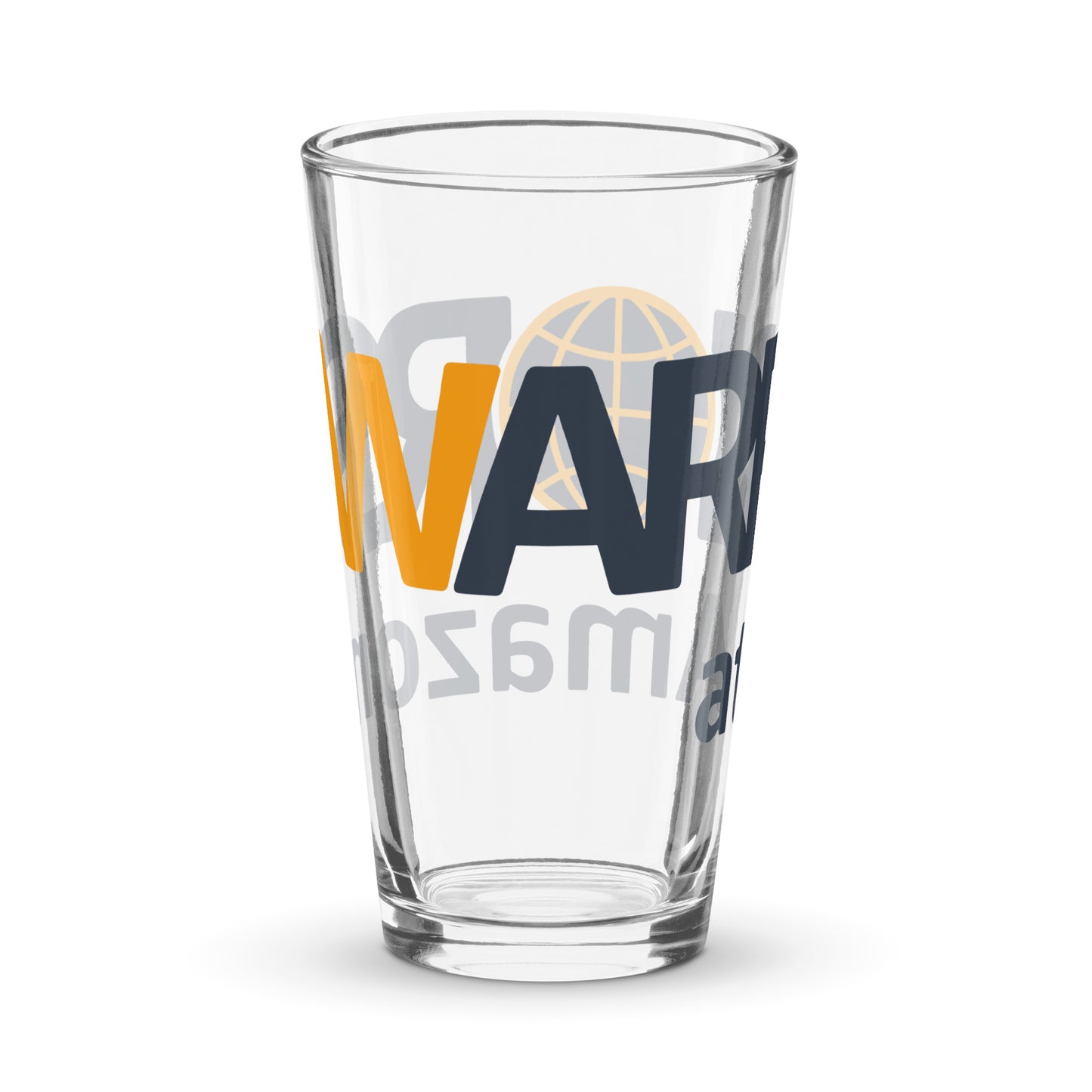 UK/EU - Warriors at Amazon Shaker pint glass