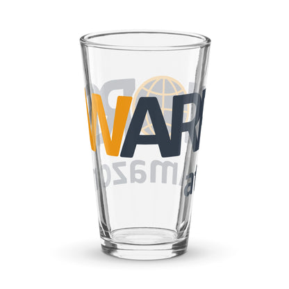 UK/EU - Warriors at Amazon Shaker pint glass
