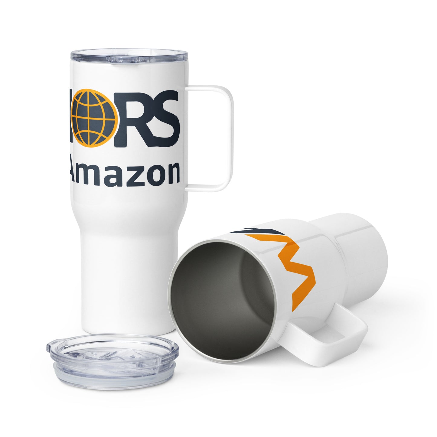 UK/EU - Warriors at Amazon Travel mug with a handle